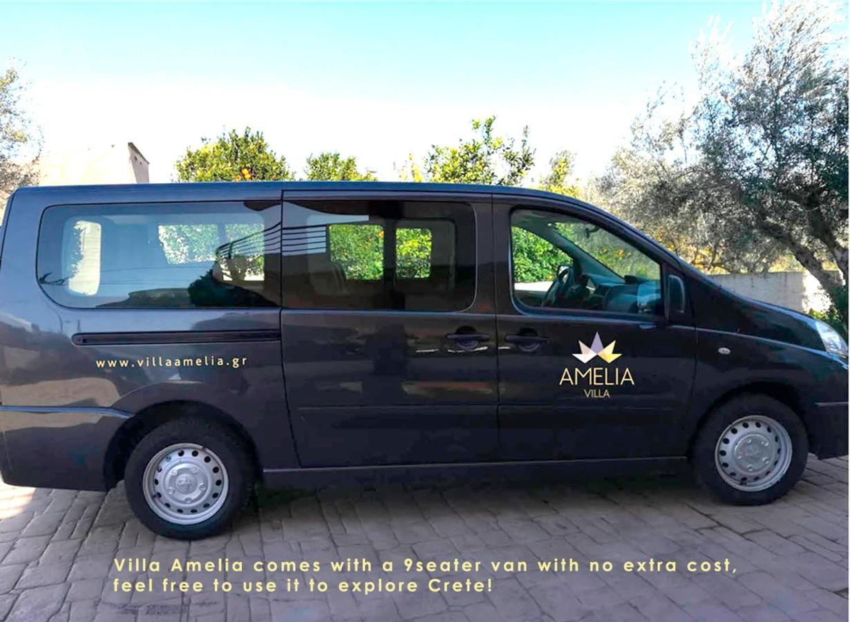 Villa Amelia I Free 9 Seater Mini Van & Pool 卡拉塔斯 外观 照片